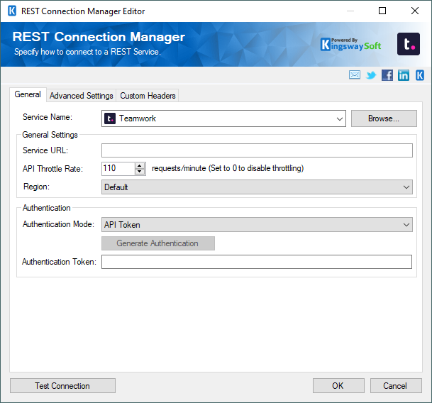 SSIS REST Teamwork Connection Manager